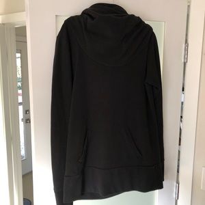 Double Drape Neck Hoodie